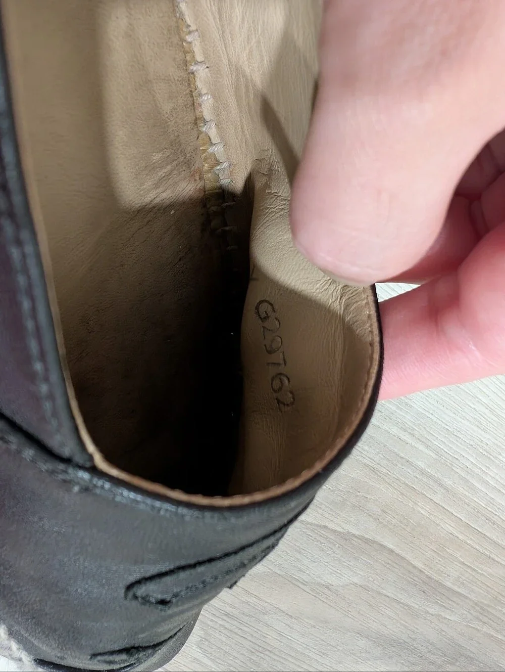 Pre-owner Chanel Black Leather Espadrille Flats Size 38